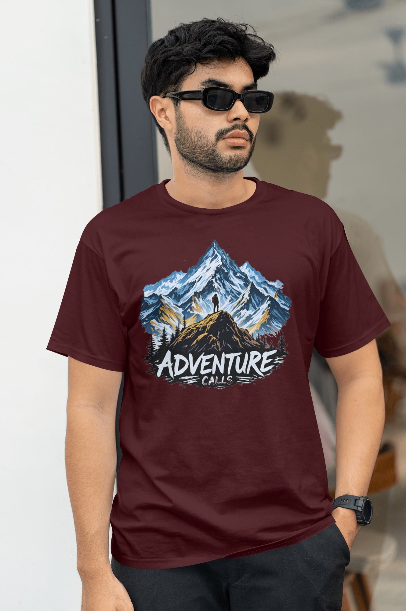 Adventure Awaits Dark Unisex T-shirts