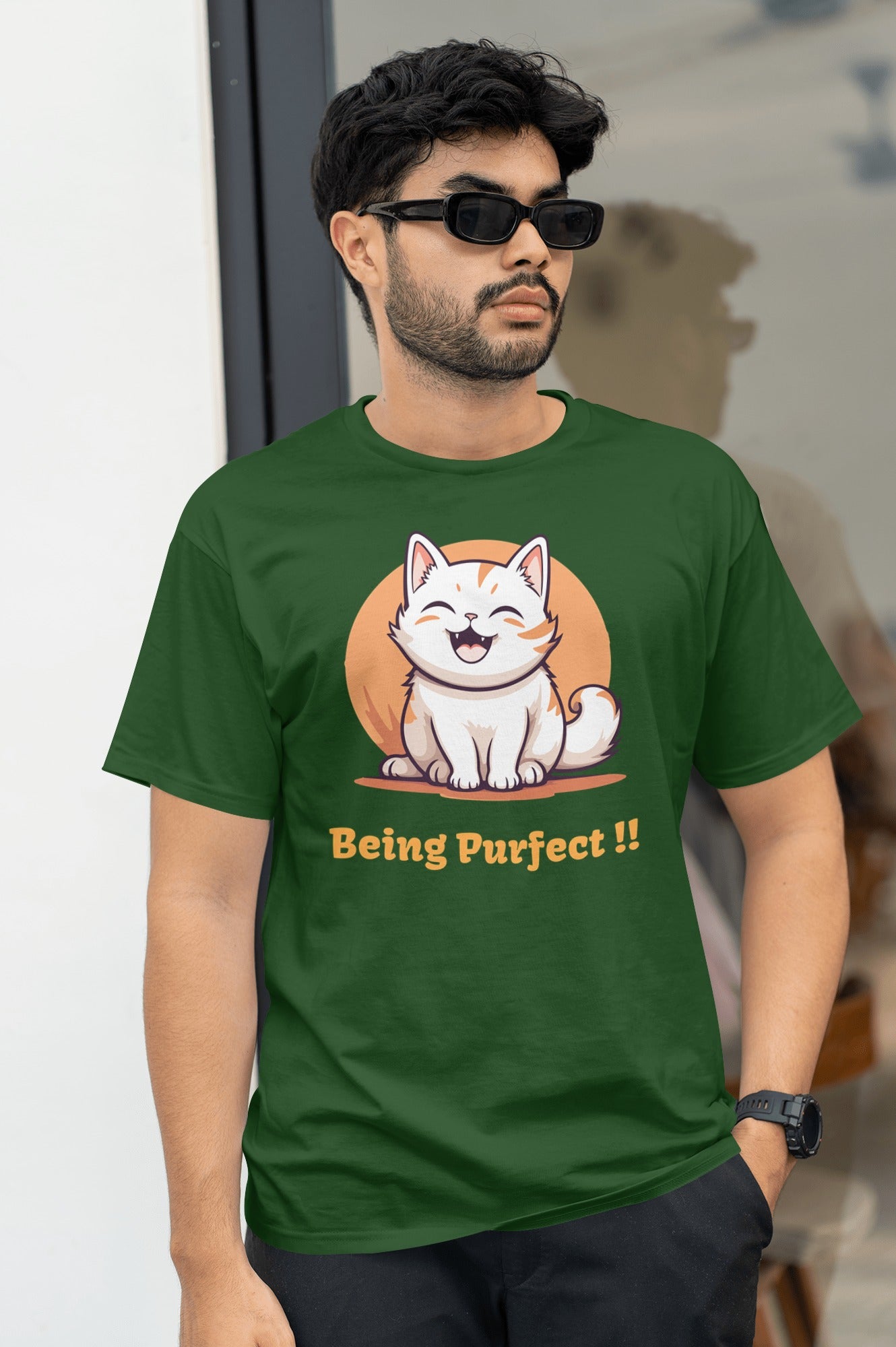 Being Purfect Unisex Tshirt- Dark