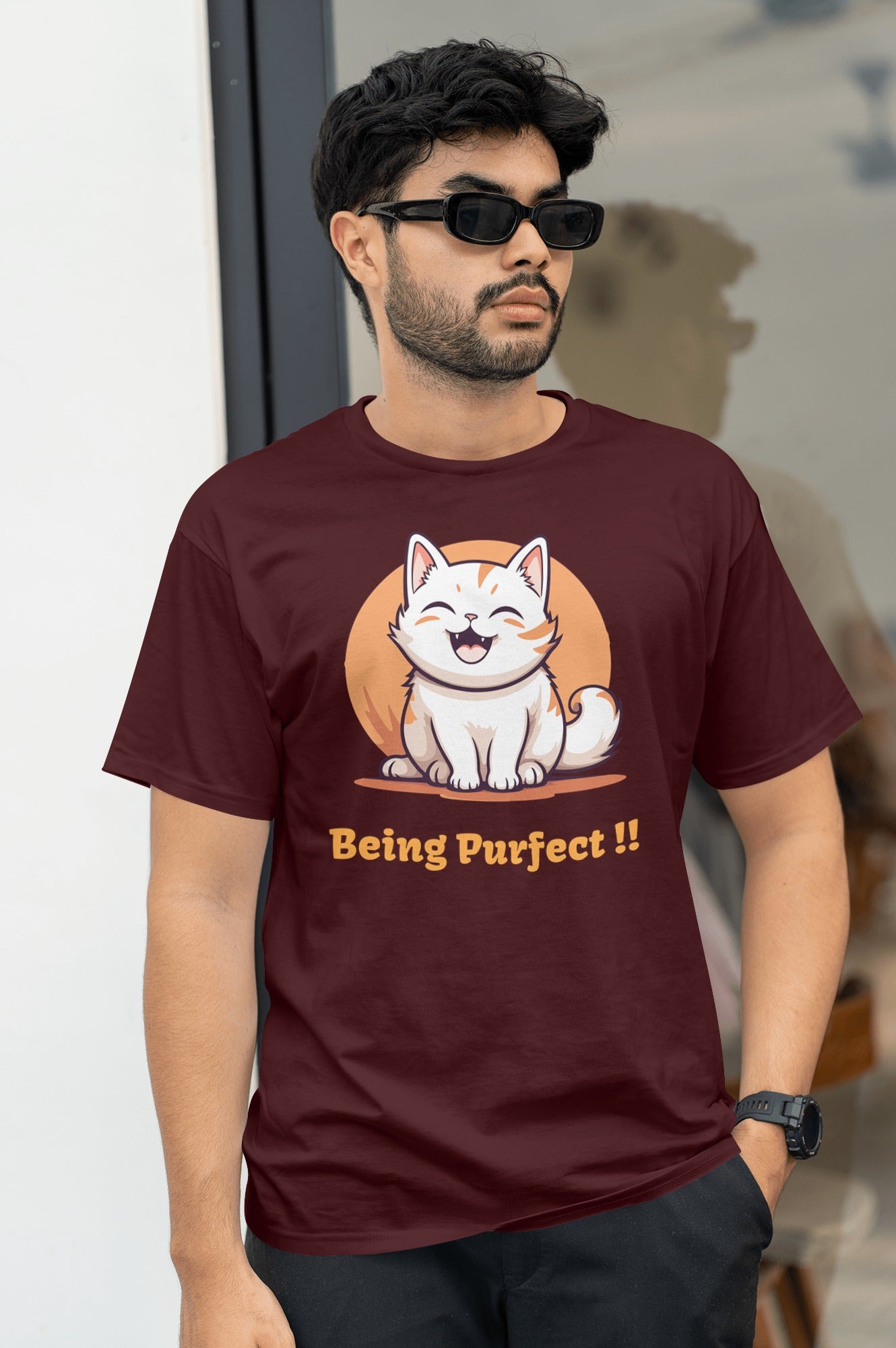 Being Purfect Unisex Tshirt- Dark