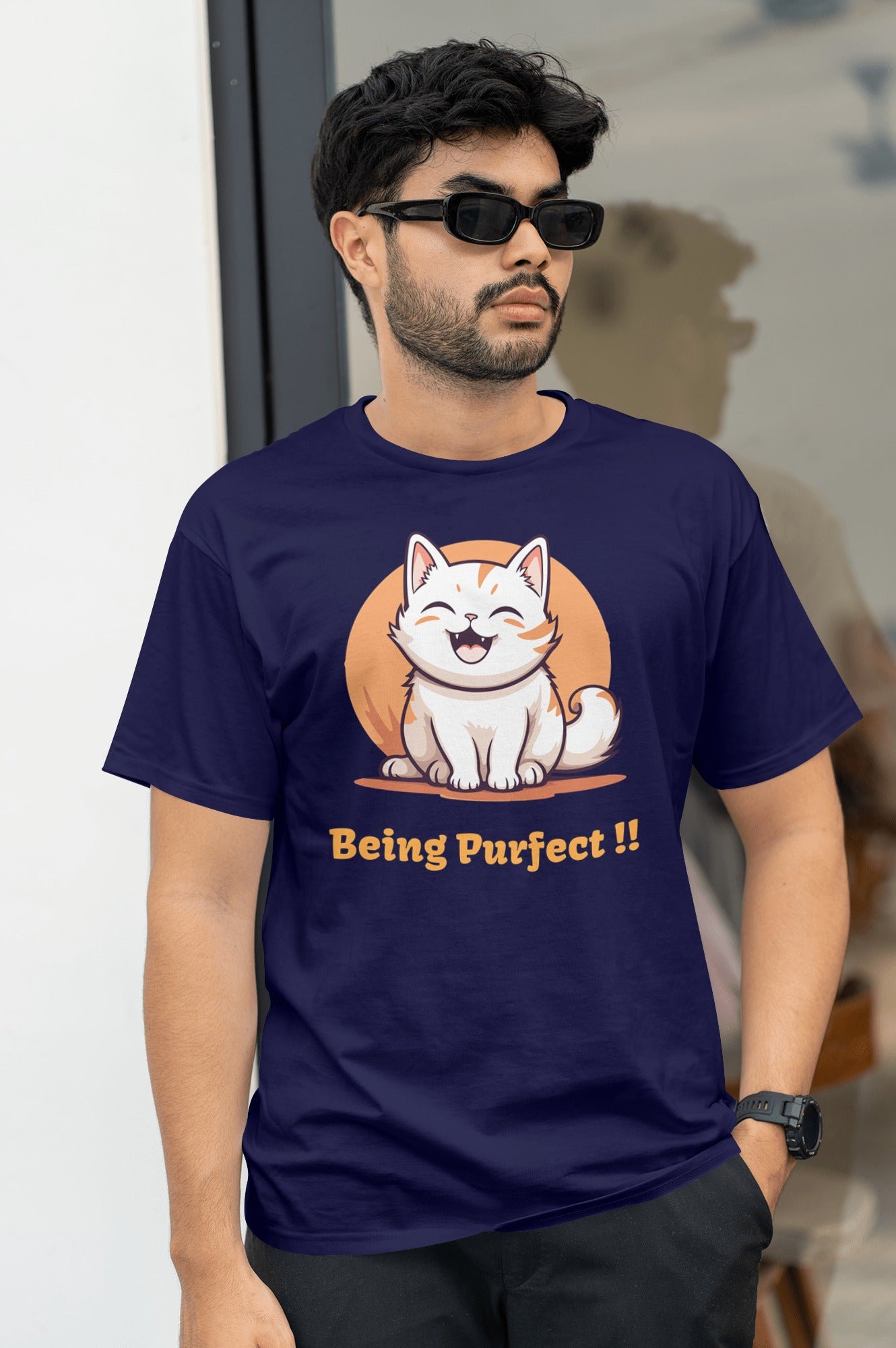 Being Purfect Unisex Tshirt- Dark