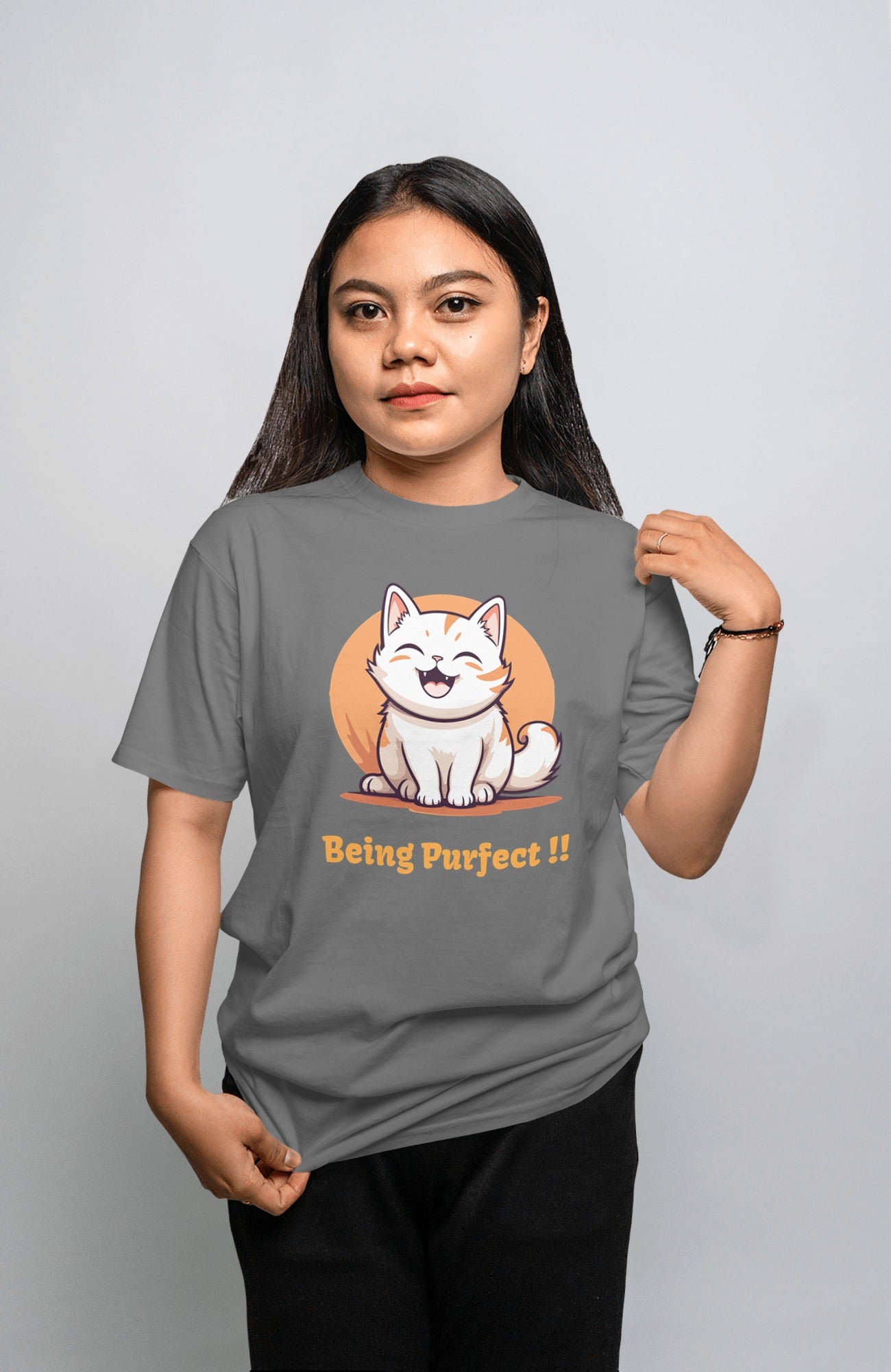 Being Purfect Unisex Tshirt- Dark