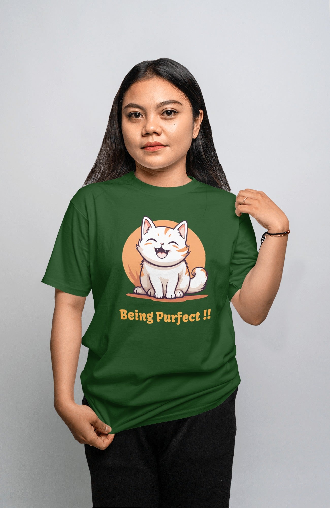 Being Purfect Unisex Tshirt- Dark