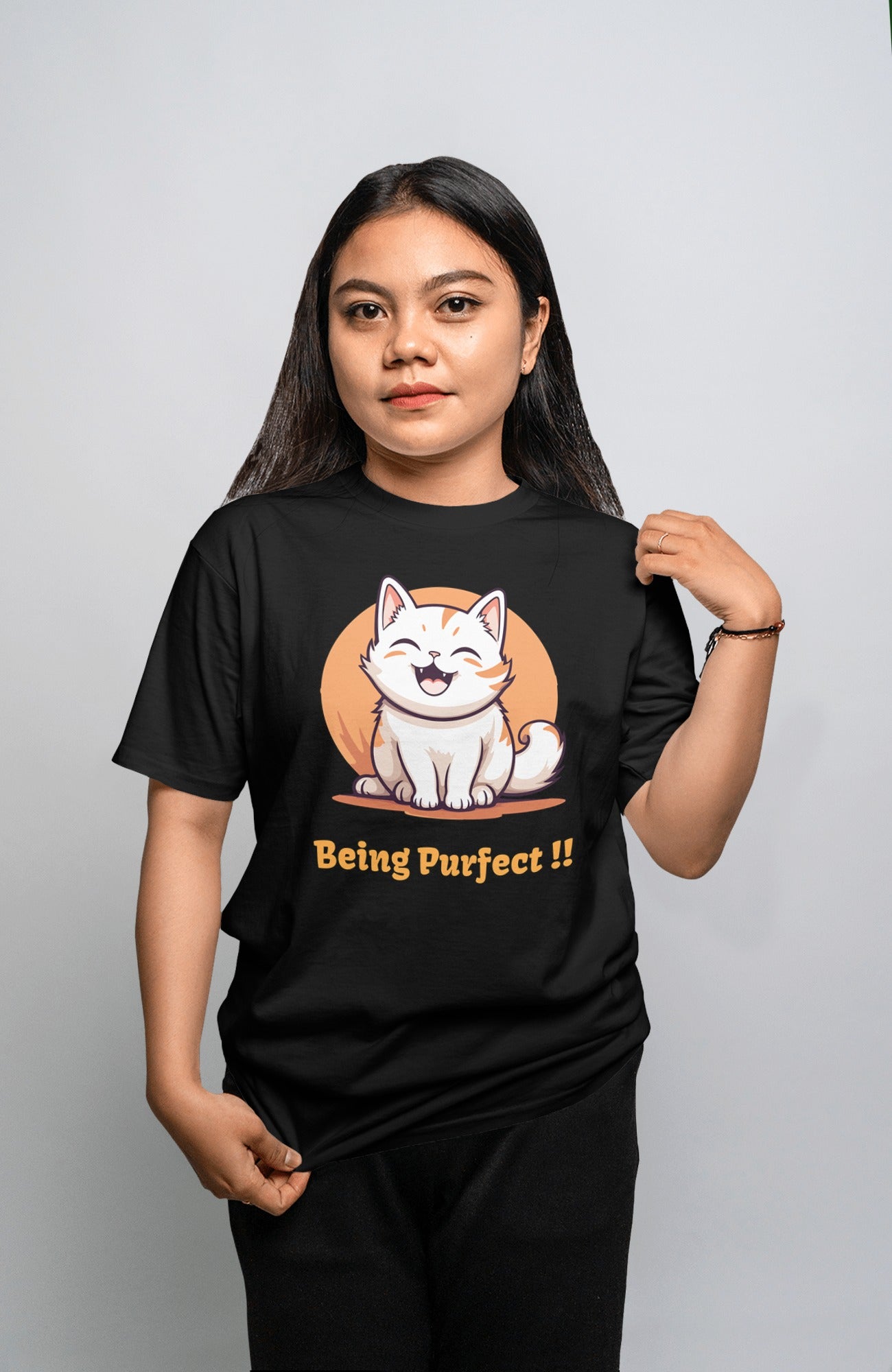 Being Purfect Unisex Tshirt- Dark