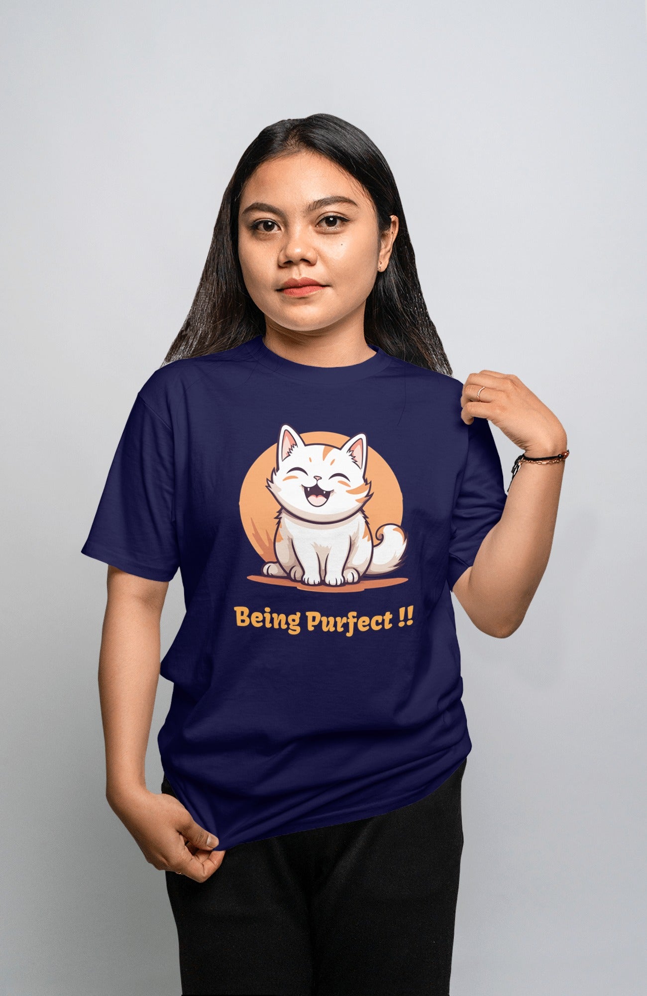 Being Purfect Unisex Tshirt- Dark