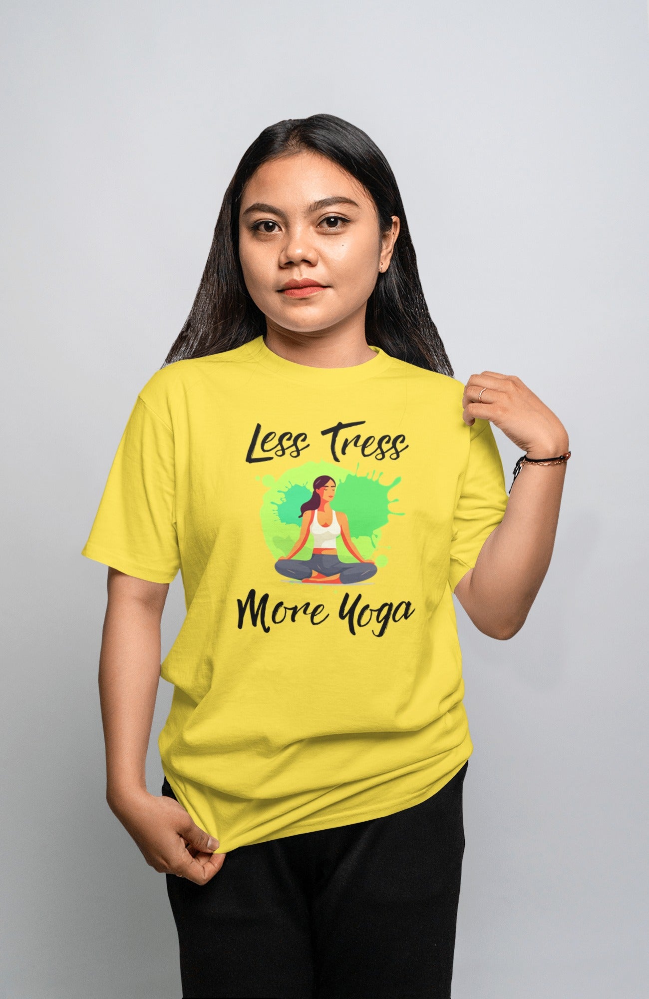 Less Tress More Yoga - Light