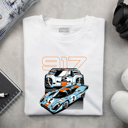 Racing Car 917 Unisex Classic Crew T-Shirt