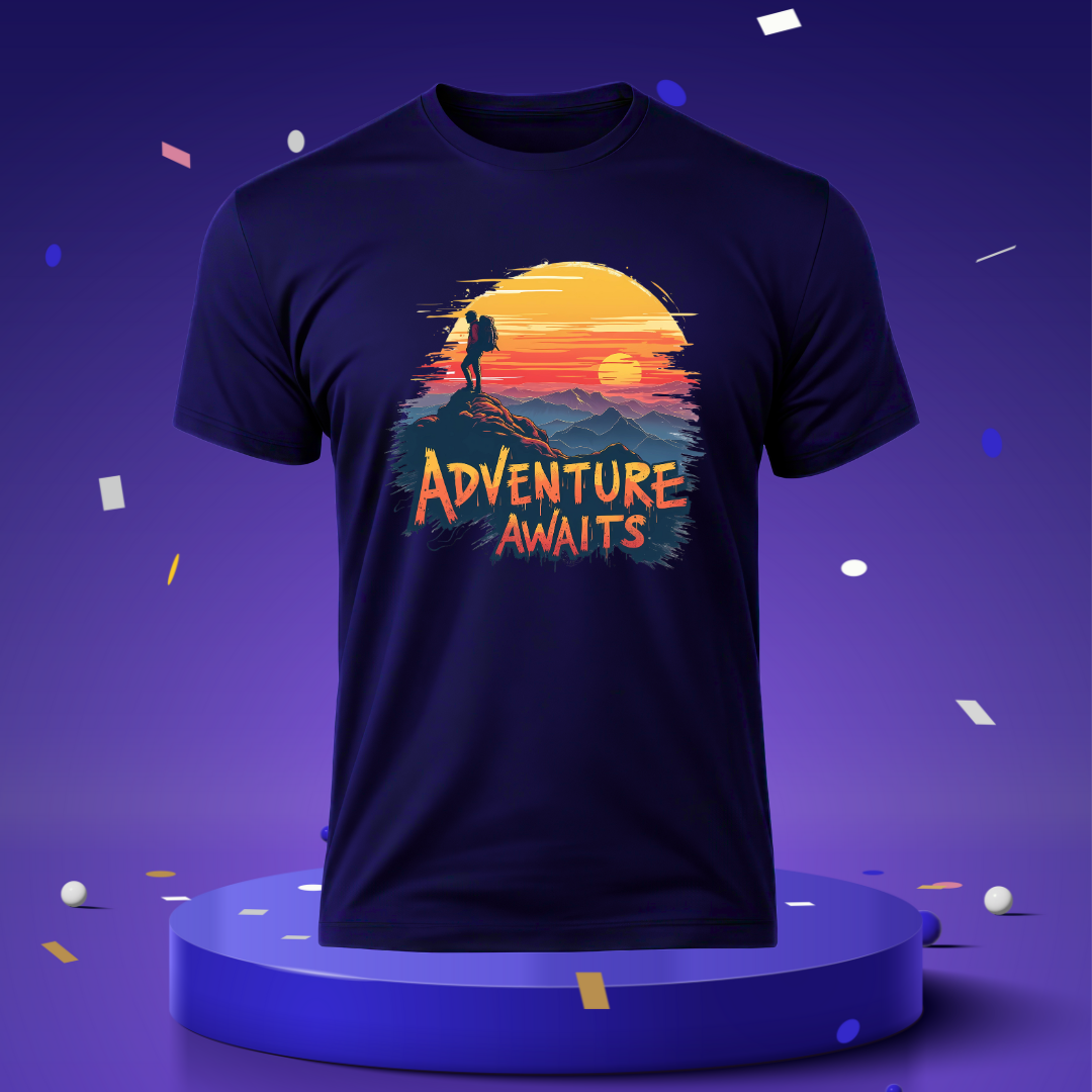 Adventure Awaits Unisex Dark Tshirts