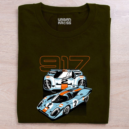 Racing Car 917 Unisex Classic Crew T-Shirt