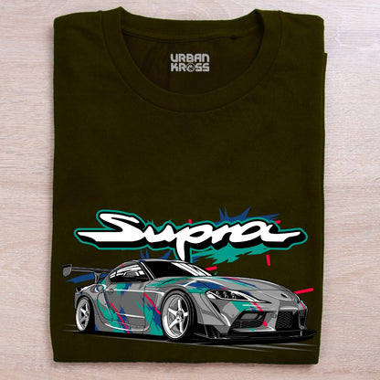 Racing Car Supra Unisex Classic Crew T-Shirt