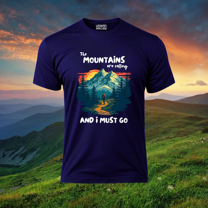 The Mountains Are Calling Unisex Classic Crew T-Shirt