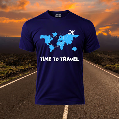 Time To Travel Unisex Classic Crew T-Shirt