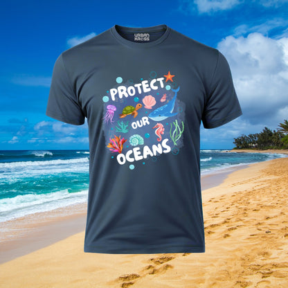 Protect Our Oceans Unisex Classic Crew T-Shirt