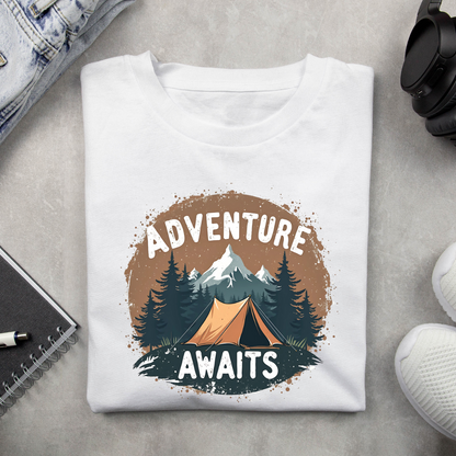 Adventure Awaits Light Unisex Tshirts