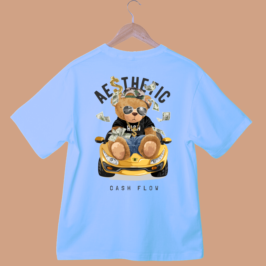 Teddy Aesthetic Cash Flow Oversized Tees