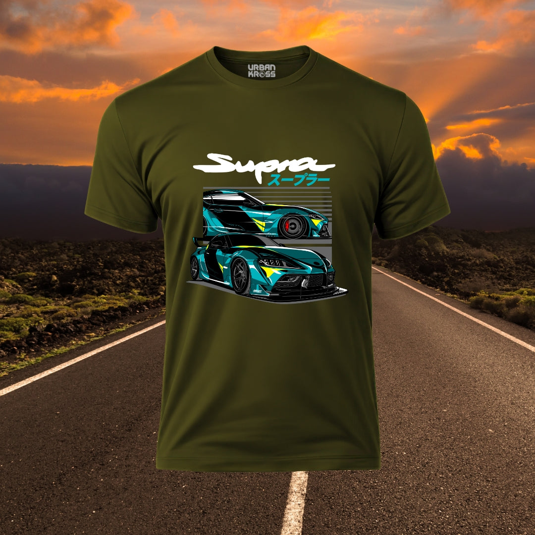 Racing Car Supra Unisex Classic Crew T-Shirt