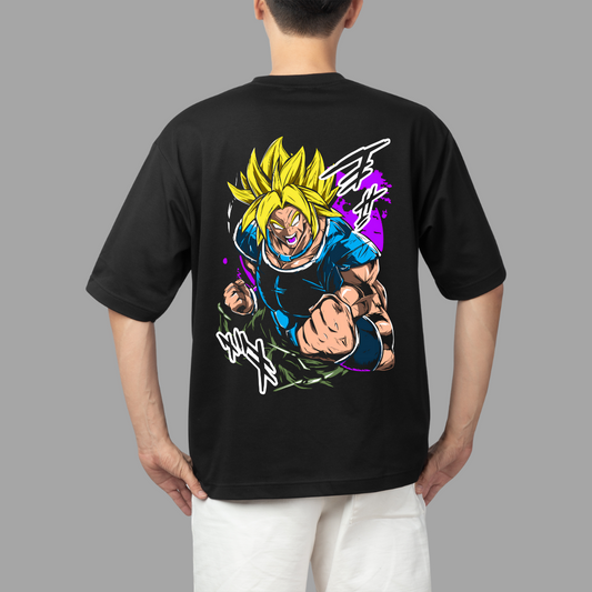 Goku Men Oversized Printed T-Shirt