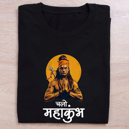 Chalo Mahakumbh Unisex Half Sleeve Tshirts