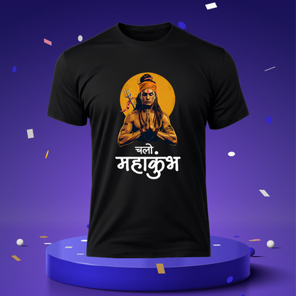 Chalo Mahakumbh Unisex Half Sleeve Tshirts