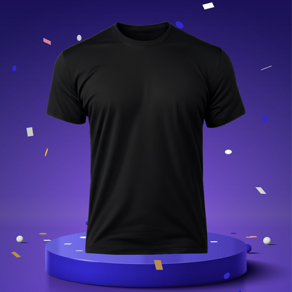 Plain Dark Unisex Tshirt