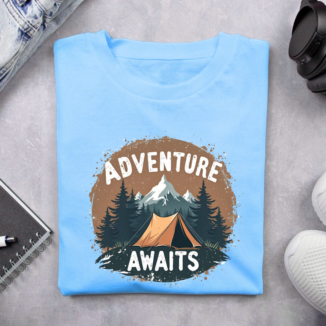 Adventure Awaits Light Unisex Tshirts