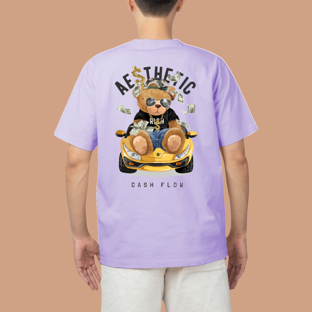 Teddy Aesthetic Cash Flow Oversized Tees