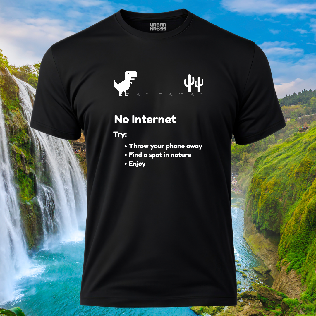 No Internet Unisex Classic Crew T-Shirt
