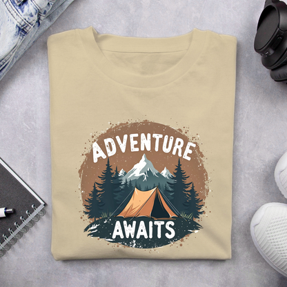 Adventure Awaits Light Unisex Tshirts