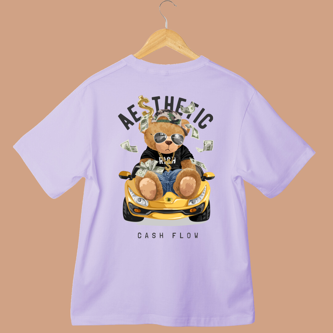 Teddy Aesthetic Cash Flow Oversized Tees