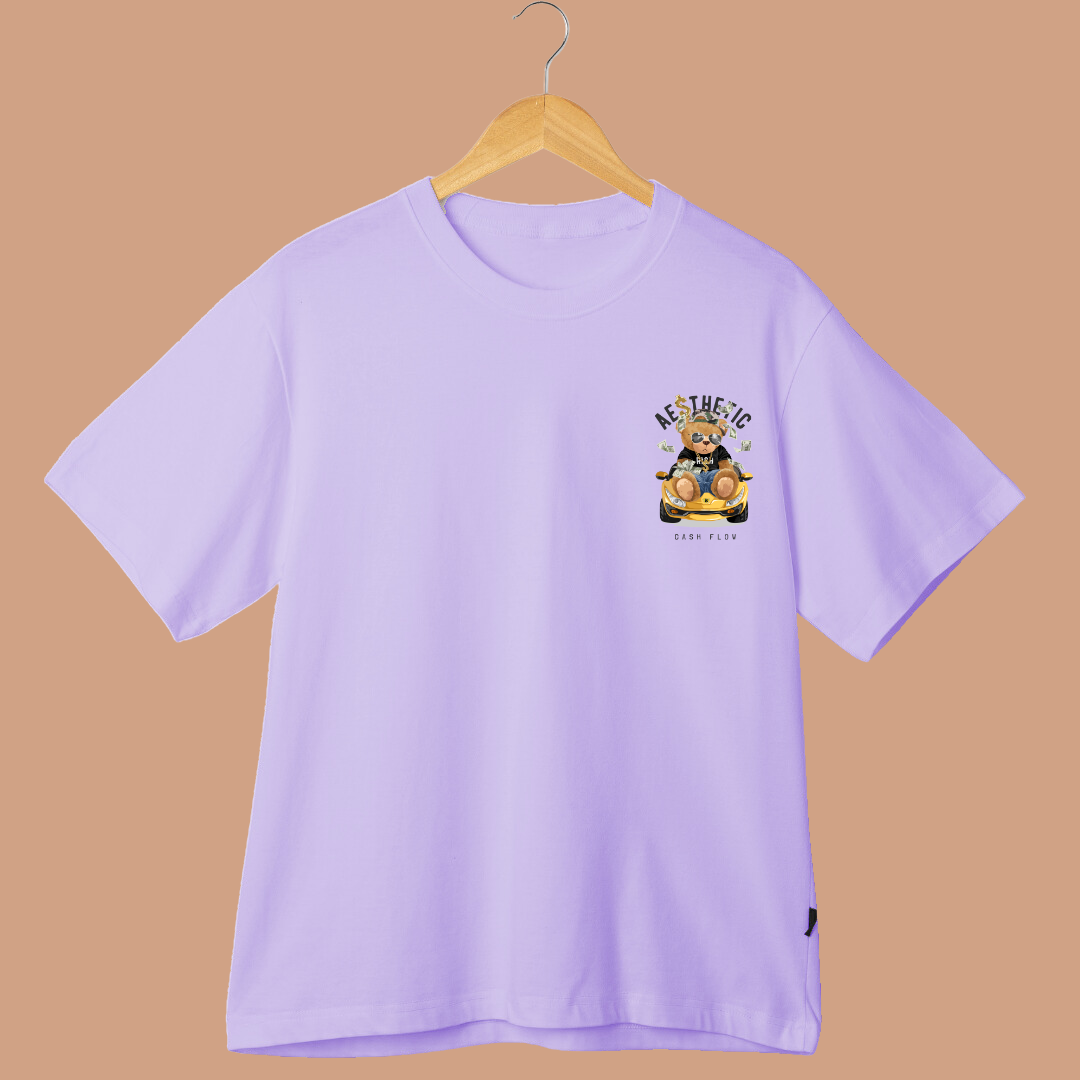 Teddy Aesthetic Cash Flow Oversized Tees