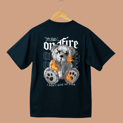 On Fire Unisex Oversized Tees