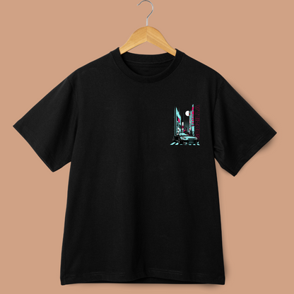 Godzilla Car Oversized Tees