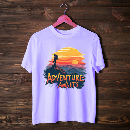 Adventure Awaits Unisex Light Tshirts