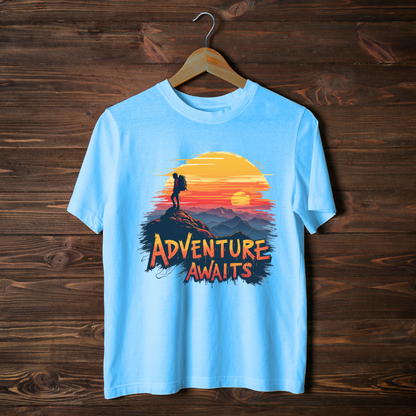 Adventure Awaits Unisex Light Tshirts