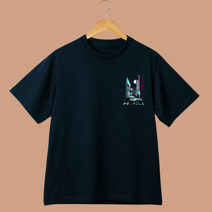 Godzilla Car Oversized Tees