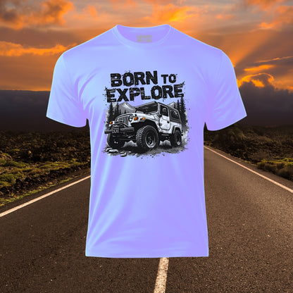 Born To Explore Unisex Classic Crew T-Shirt