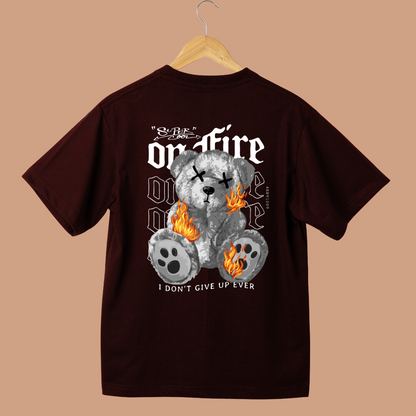 On Fire Unisex Oversized Tees