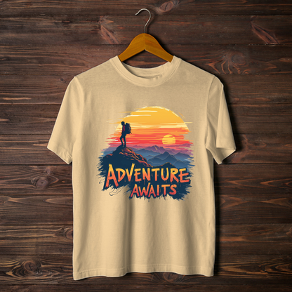 Adventure Awaits Unisex Light Tshirts