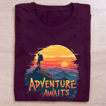 Adventure Awaits Unisex Dark Tshirts