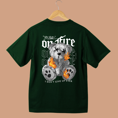 On Fire Unisex Oversized Tees