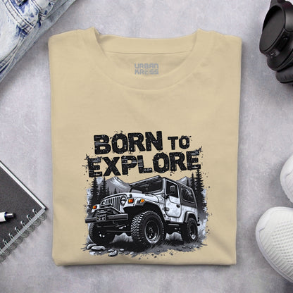 Born To Explore Unisex Classic Crew T-Shirt