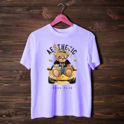 Teddy Aesthetic cash flow Half Sleeve T-shirt