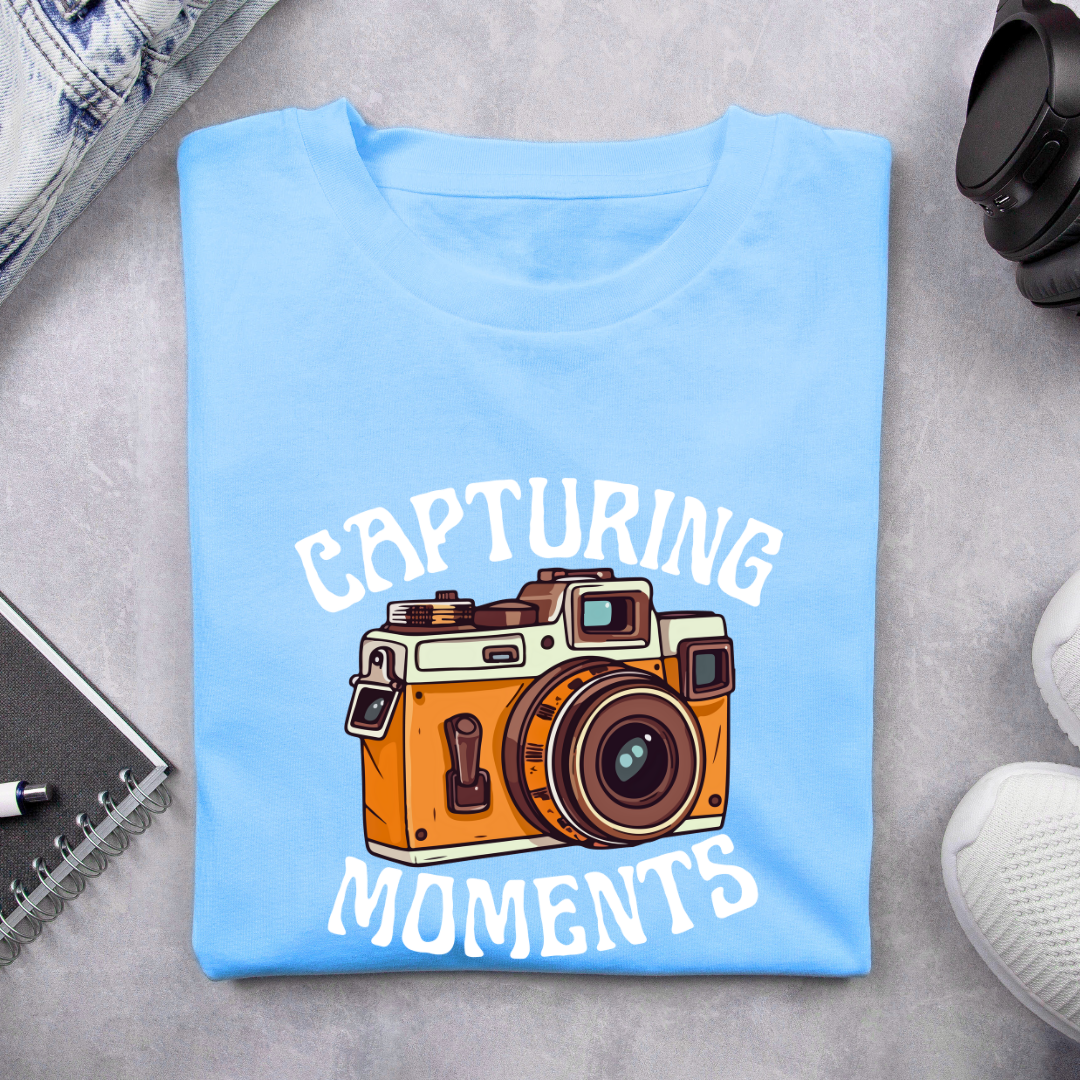 Capturing Moments Unisex Half Sleeve T-shirt