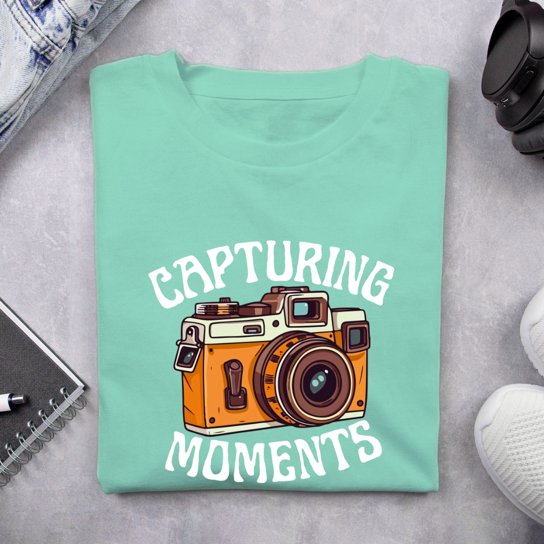 Capturing Moments Unisex Half Sleeve T-shirt