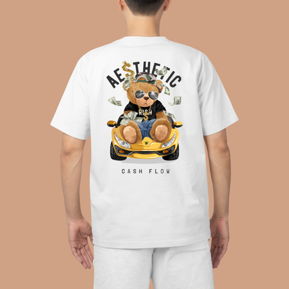 Teddy Aesthetic Cash Flow Oversized Tees