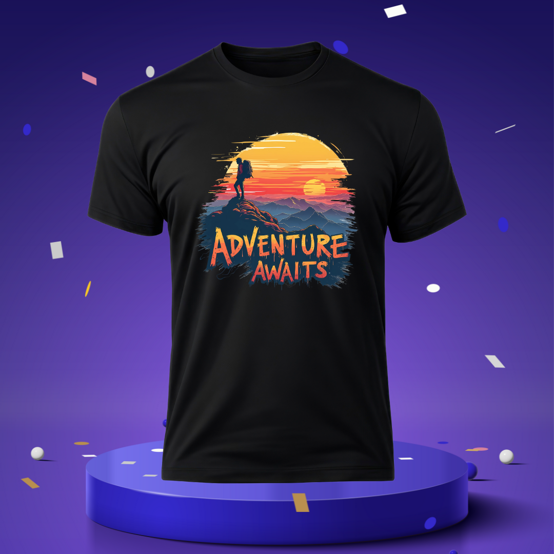 Adventure Awaits Unisex Dark Tshirts
