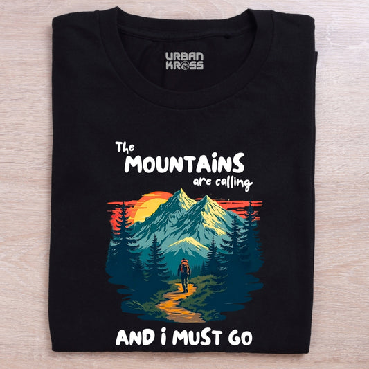 The Mountains Are Calling Unisex Classic Crew T-Shirt