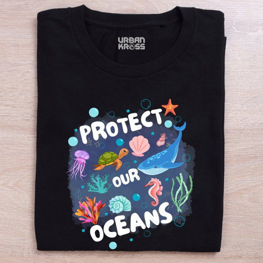 Protect Our Oceans Unisex Classic Crew T-Shirt
