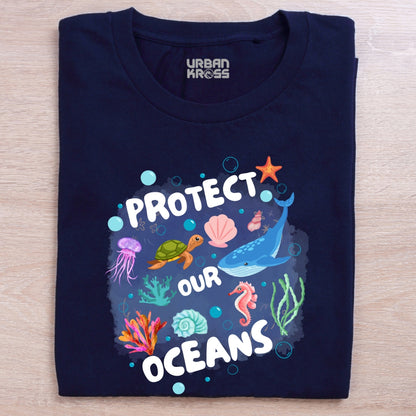 Protect Our Oceans Unisex Classic Crew T-Shirt