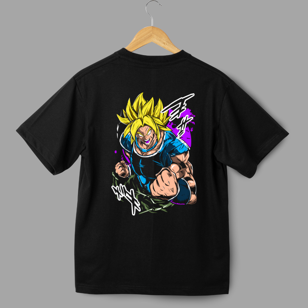 Goku Men Oversized Printed T-Shirt