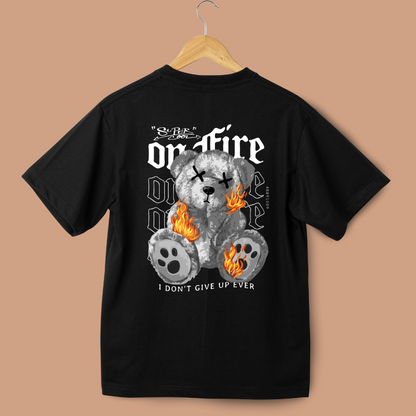 On Fire Unisex Oversized Tees